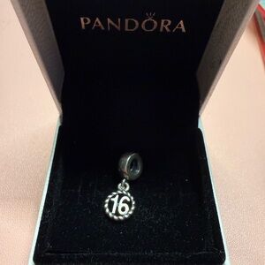 Pandora Sterling Silver “Sweet Sixteen” Charm